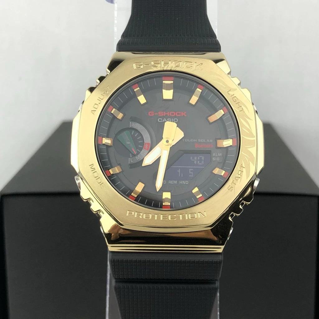 G//shock GBM-2100CX-9A gold Steel Series Sports Watch sky blue G-STEEL Sports Resin สายนาฬิกา hb864