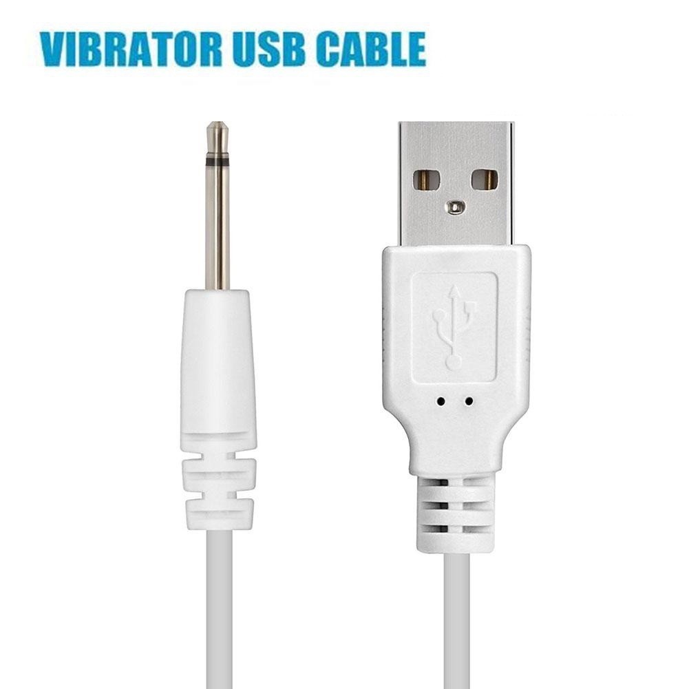 USB DC 2.5 เครื่องสั่นชาร์จสายเคเบิลข้อมูลสำหรับของเล่นสำหรับผู้ใหญ่อุปกรณ์นวดแบบชาร์จไฟได้ Universal USB Power Supply