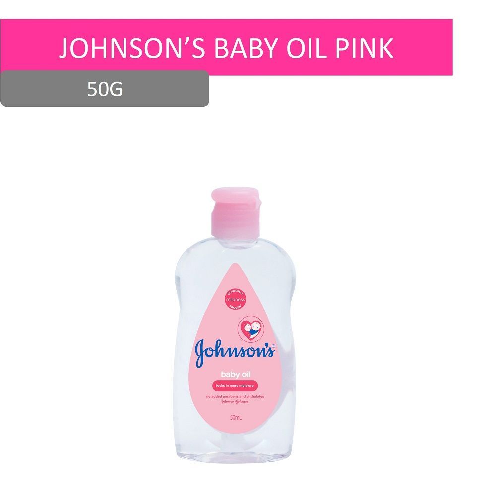 จอห์นสันเบบี้ ออยล์ เรคกูล่า 50 มล. JOHNSON BABY OIL 50 ML.
