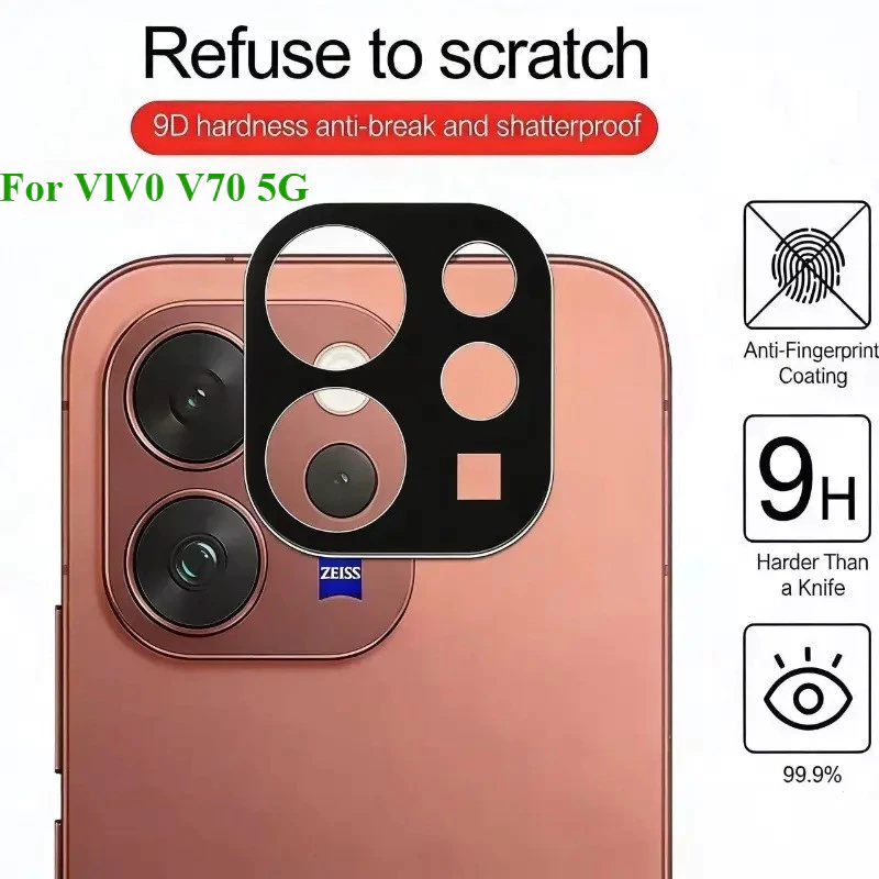 ฟิล์มกล้อง For Vivo V70 5G ฟิล์มกระจก กันรอยเลนส์กล้อง ฟิล์มเลนส์กล้อง แบบใส สวย แข็งแรง ทนทาน งานดี