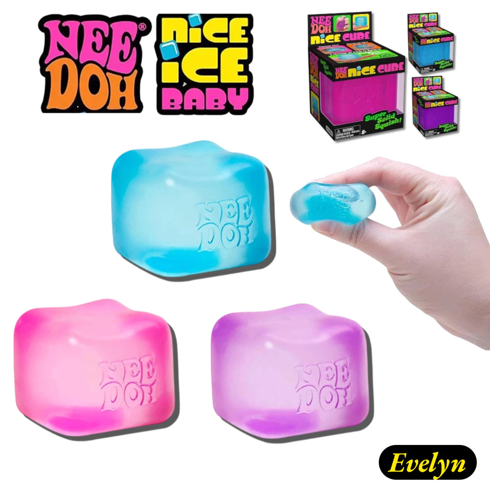 🚛ส่งจากไทย🚛Schylling NeeDoh Nice Cube Squishy Fidget ของเล่น Slime Decompression ของเล่นสําหรับของขวัญเด็ก