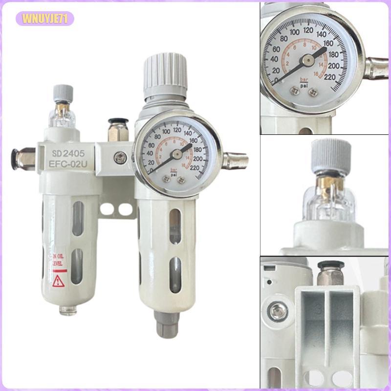 [wnuyje71] Air Pressor Oil Water Regulator Air Pressure Regulator High Precision High