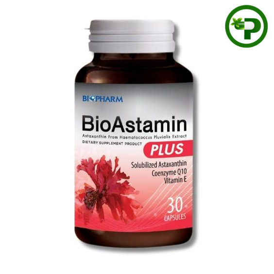 BIOPHARM Bioastamin Plus (ไบโอแอสตามิน พลัส) 1 กระปุก 30 เม็ด