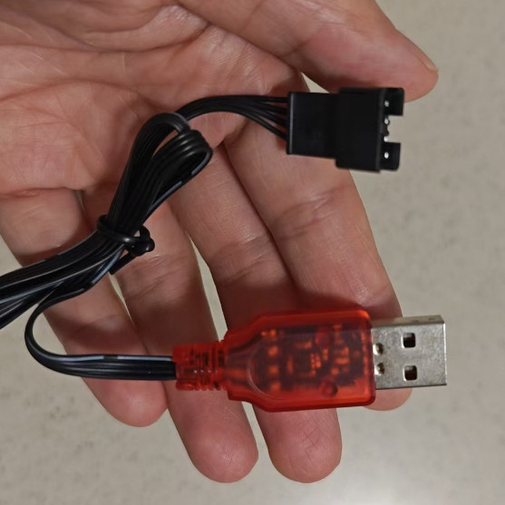 Zenithrc 500mA 4 สาย SM ปลั๊ก USB สําหรับ WPL 7.4V แบตเตอรี่ C64-1 C74-1 C64 C44 C54-1 C74 C84 C94 C