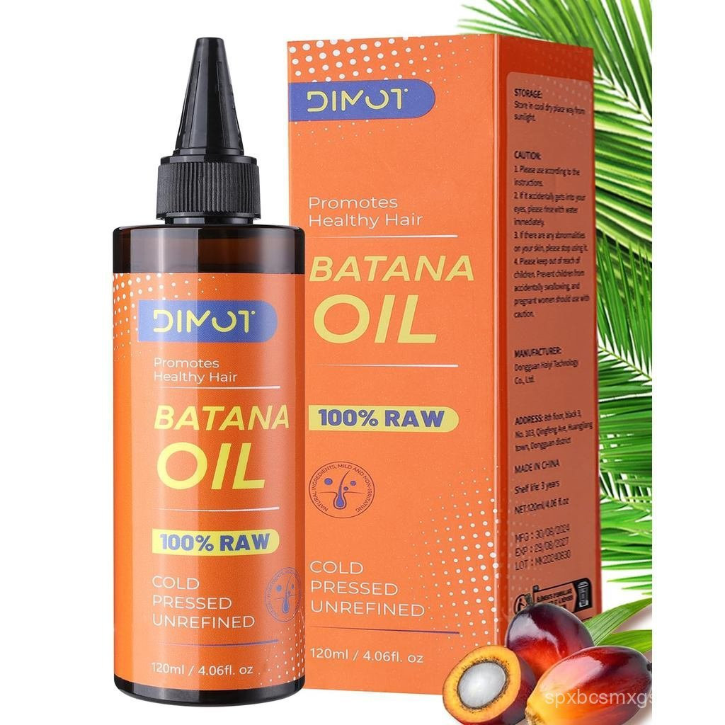 Dr Sebi Organic Bata bandina Oil for Hair Growth - Pure 100%, 4.06 oz Jar, Curly Hair Growth for Men