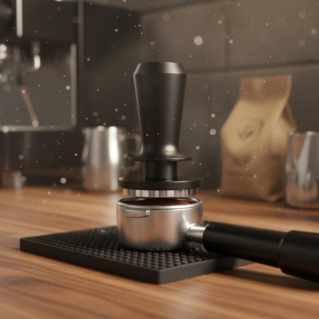 Balanced Press Force กาแฟ Tamper Anti ความดัน Deflection Force Tamper ฐานสแตนเลสสําหรับ Home Cafe