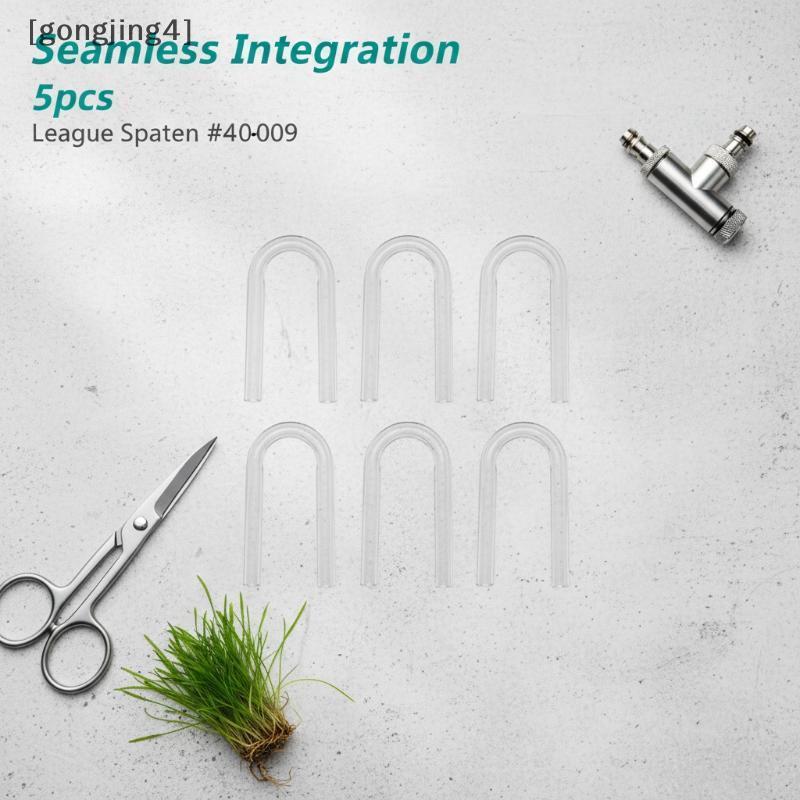 Gongjing4 5 ชิ้น U รูปร่างหลอดอะคริลิค Aquarium Connector Fish Tank Air ปั๊ม Air Tube กรองเชื่อมต่ออ