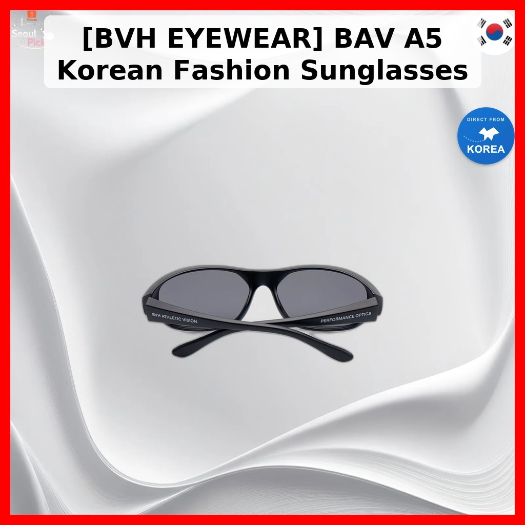 [BVH EYEWEAR] BAV A5 แว่นกันแดดแฟชั่นเกาหลี / แว่นกันแดดเกาหลี / Sporty Wraparound Design โดย seoulp