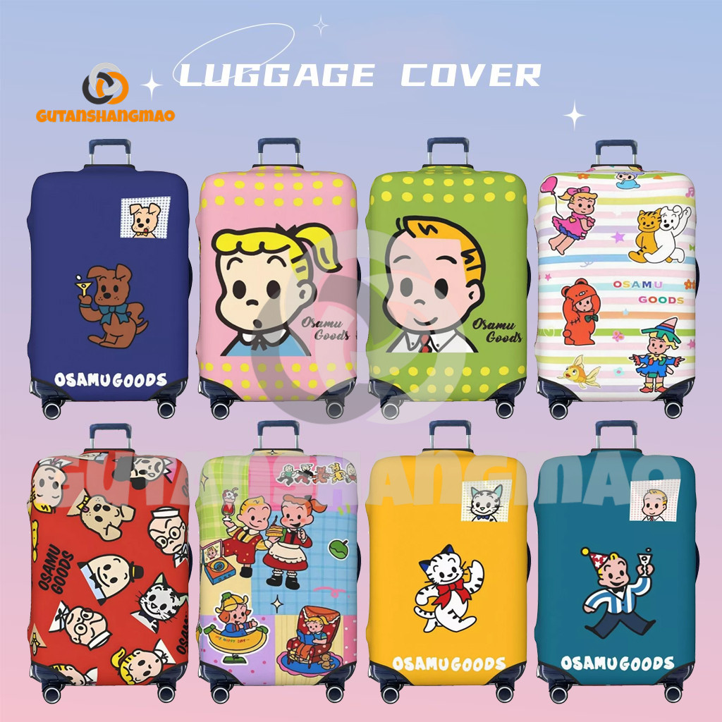 Osamu Goods กระเป๋าเดินทางล้างทําความสะอาดได้ตัวป้องกันกระเป๋าเดินทางป้องกันรอยขีดข่วนเหมาะกับ 18-32