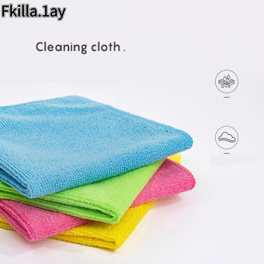 IFKILLA1 Anti-grease Wiping Rags, ผ้าทําความสะอาดไมโครไฟเบอร์มัลติฟังก์ชั่นแบบหนา, ผ้าล้างรถ Super Absorbent ผ้าเช็ดตัวในครัวเรือน ผ้าขนหนูทําความสะอาดห้องครัว