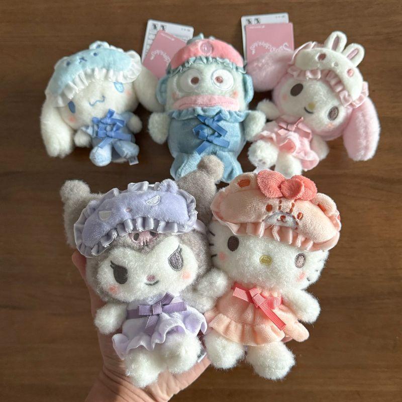Pratte🎀 พวงกุญแจตุ๊กตาแมวสีชมพู ตัวนุ่มน่ารัก สไตล์หวานฉ่ำ