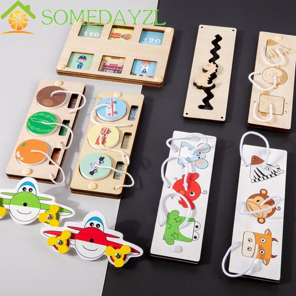 SOMEDAYZL Busy Board Accessories, Montessori Ability Training Busy Board DIY ปริศนาของเล่น, ฟังก์ชั่