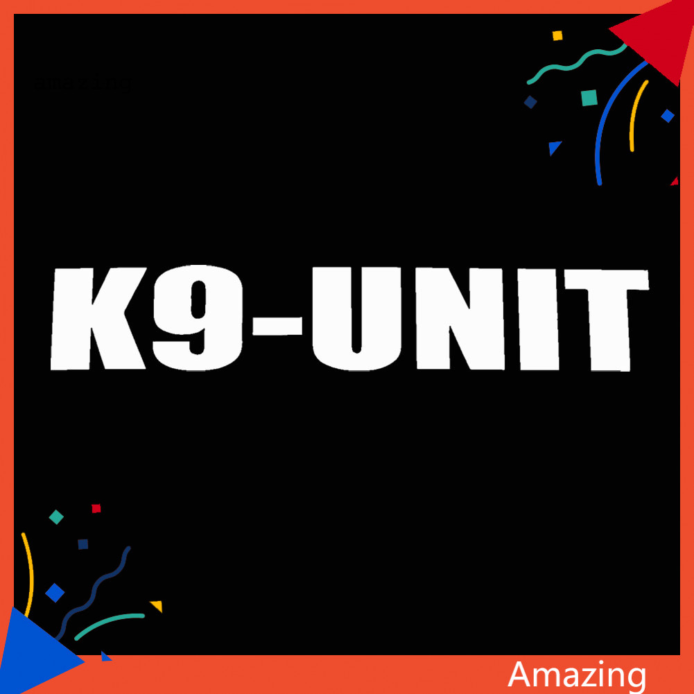 [AM] K9-Unit Car-Styling Vehicle Body Window สติ๊กเกอร์สะท้อนแสงตกแต่ง