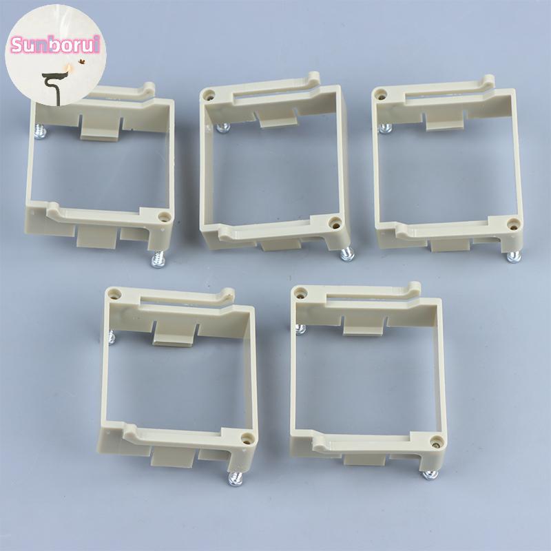Sunborui FTRA03 รีเลย์เวลาติดตั้ง Bule 5 10 ชิ้นสําหรับ H3CR H3BA AH5E DH48S Y92F 30 Qui Assembly แผ