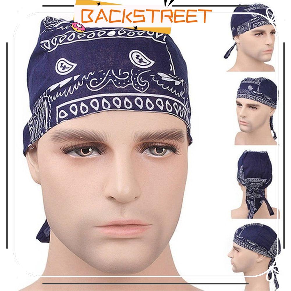 BACKSTAGE Pirate Hat Men Women Cancer Chemo Hat Cotton Quick Dry Hair Loss Cap