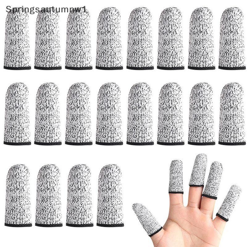 SPR 10 ชิ้นตัดทน Finger Cots ปลอกนิ้วป้องกันReusable Finger Covers MNW