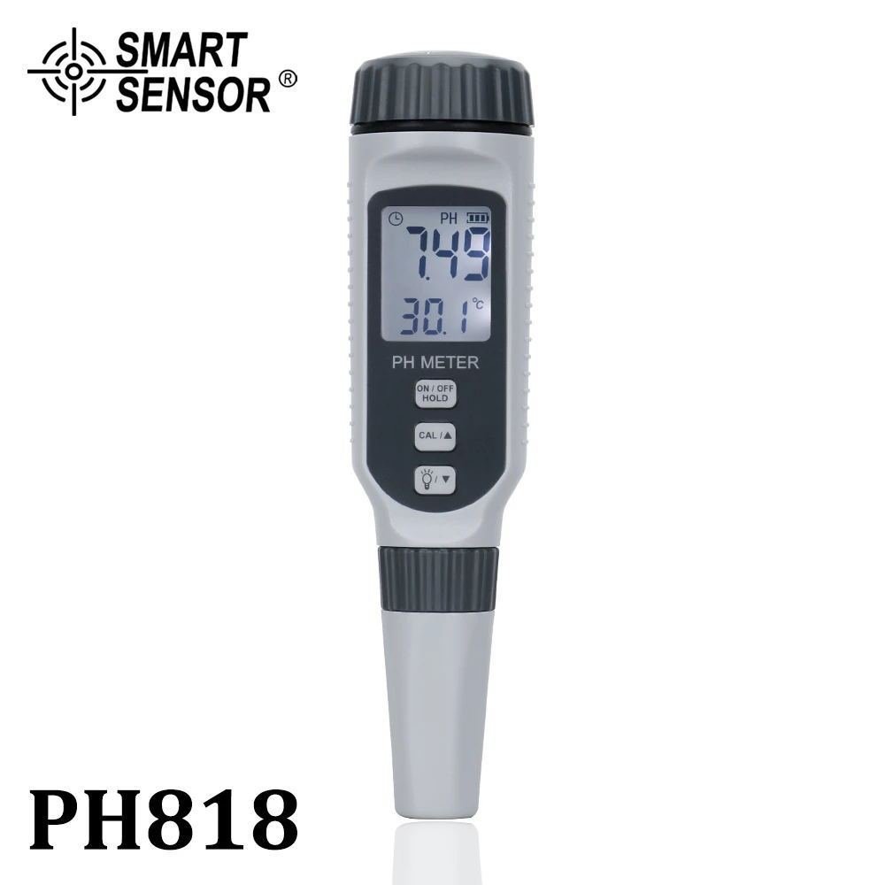 Ph818 Aquarium Digital Display ph Shima แบบพกพา ph PH คุณภาพน้ํา ph Fish Tank Value Test Pen Tester 