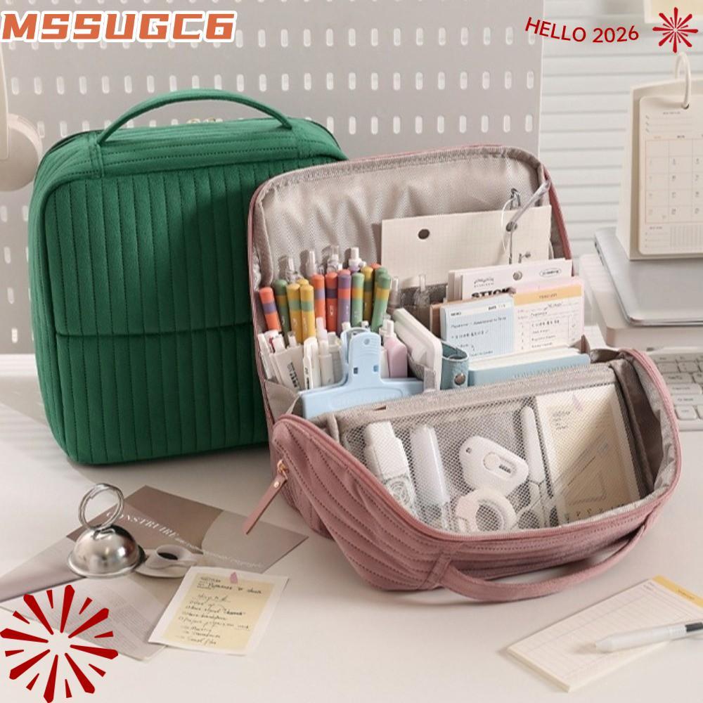 IMSSUG กระเป๋าเครื่องสําอาง, ตุ๊กตาสั้น Stands up Toiletry Storage Bag, กระเป๋าจัดระเบียบกันน้ําความจุขนาดใหญ่หลายกระเป๋าใช้เดินทาง