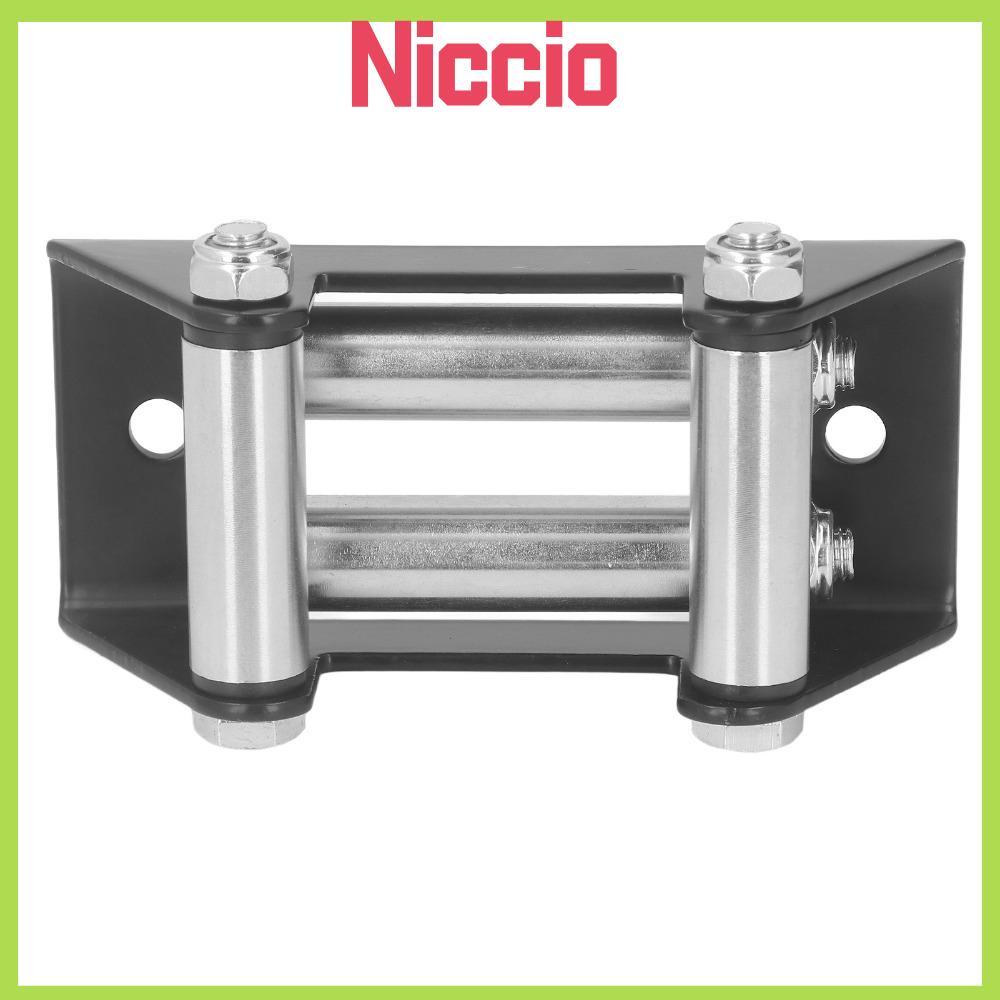 NICCIO Winch Roller Fairlead, เหล็กความเร็วสูง 4500LB Roller Fairlead, ทนทานอ่อนนุชถอดชิ้นส่วน Unive