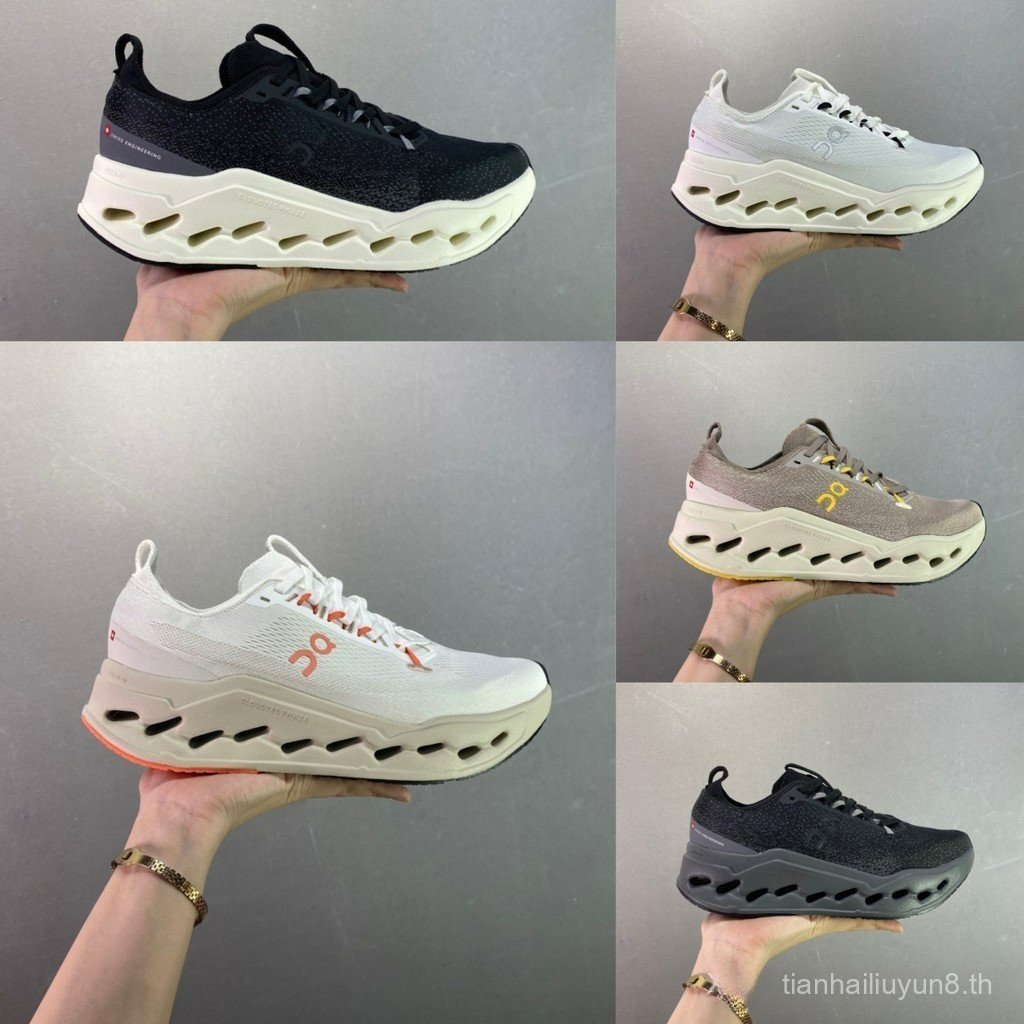 On Running On Cloudsurfer Max Running Sues สําหรับผู้ชายและผู้หญิงรองเท้าลําลองรองเท้าวิ่งออกกําลังก