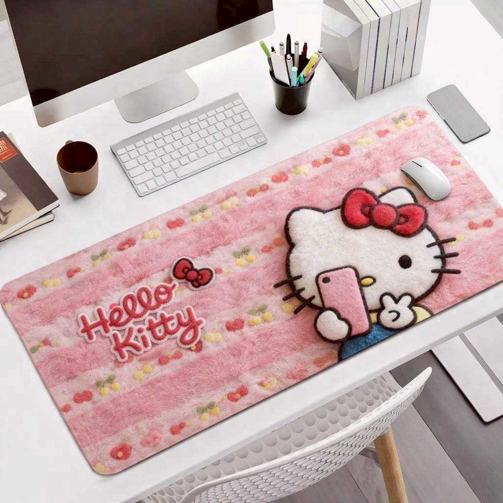 [พร้อมส่ง] แผ่นรองเม้าส์ ลาย 3D ขนาด 30 x 60 cm ด้านล่างยึดเกาะโต๊ะได้ดี ไม่เลื่อนไปมาขณะใช้งาน