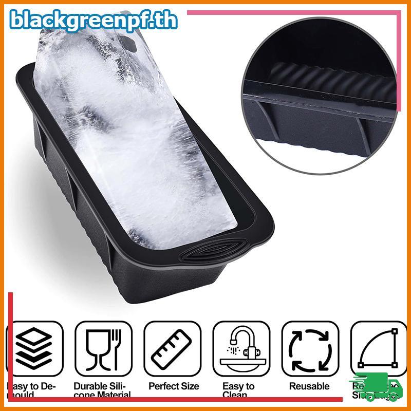 สีดําขนาดใหญ่พิเศษ ICE Mould ซิลิโคนขนาดใหญ่ ICE Blo แม่พิมพ์ ICE CUBE Maker Reusable ขนาดใหญ่ ICE C