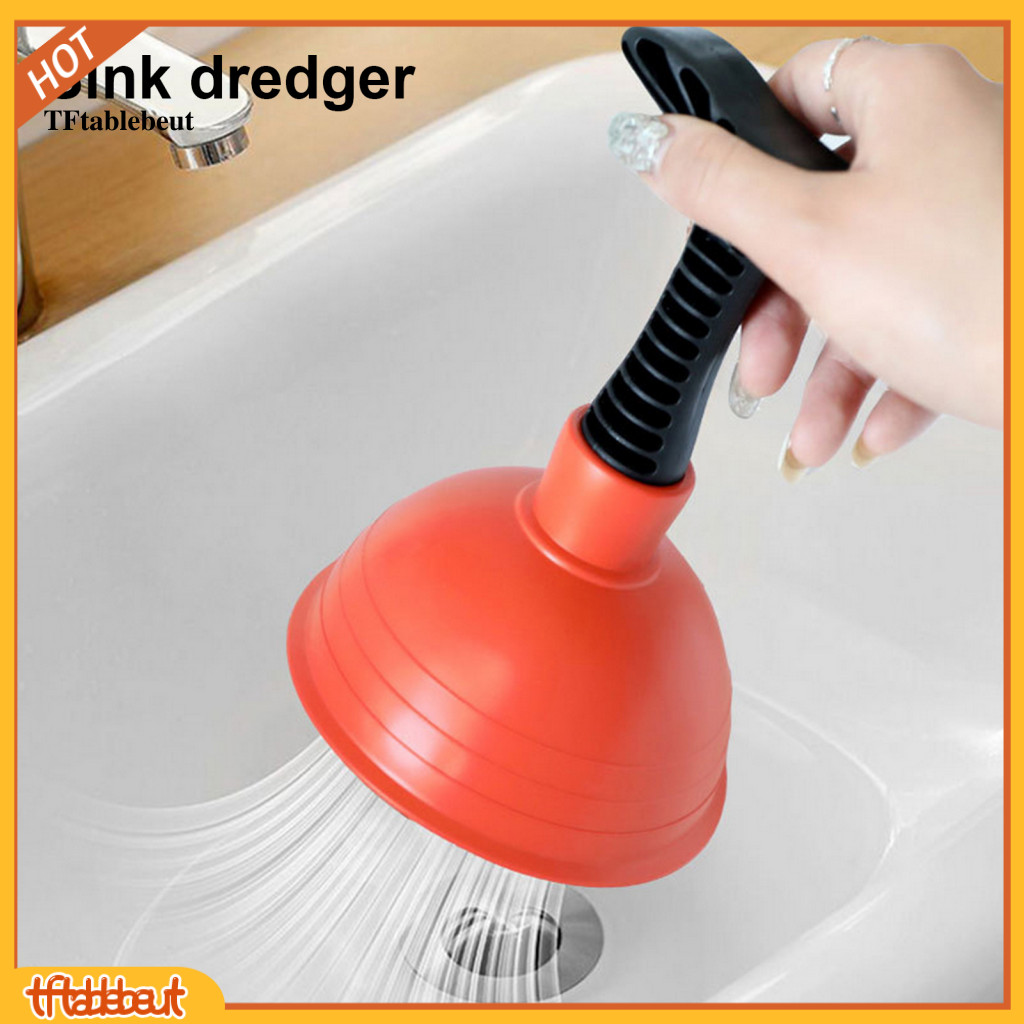 TF* ลูกสูบอ่างล้างจานทนการกัดกร่อน Bellows Sink Plunger ทนทาน Rust-proof Sink Plunger พร้อมที่จับกัน