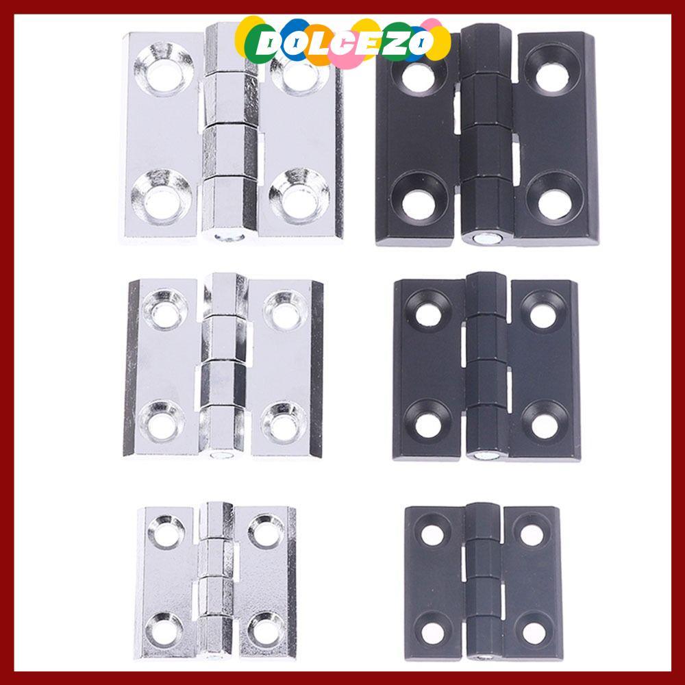 in stockDOLCEZO Distribution Cabinet บานพับ, Zinc Alloy Square Industrial Power Square บานพับพับ, 40/50/60 มม.Thicken บานพับตู้พับตู้กระจายตู้