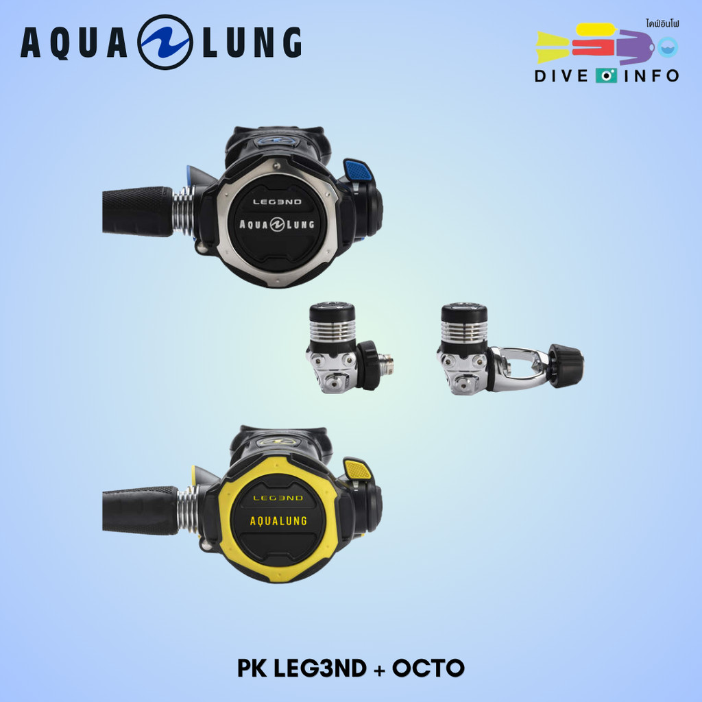 AQUALUNG PK LEG3ND + OCTO (Regulator Set)