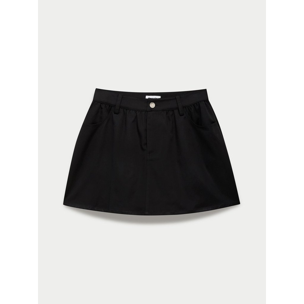[Pomelo] กระโปรงสั้นเอวสูง มีกระเป๋าหน้า / High Waist Mini Skirt with Front Pockets – โปรปัง