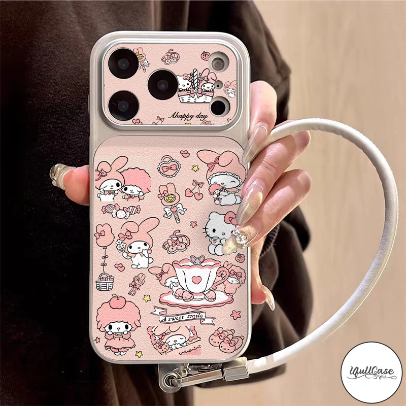 เคสเปลี่ยนสีหนัง ลายเมโลดี้และแกะ น่ารัก สไตล์ฮิต เข้ากันได้กับIPhone 13 17 air 14 11 16 12 15 Pro Max 14 16 15 Plus