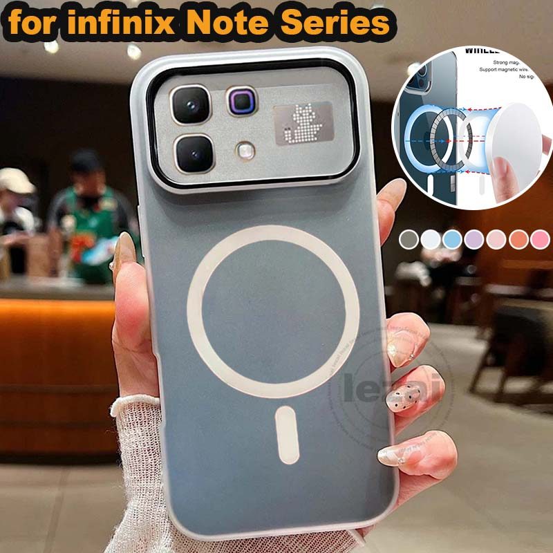 เคสชาร์จไร้สายแม่เหล็ก infinix Note 60 Pro Ultra Note 60 Edge 5G 2026 infinix Note 50 40 30 Pro Plus 5G Case Anti-fall กันกระแทกหรูหราออกแบบใหม่ฝาหลัง ราคาถูก Shopee Lazada