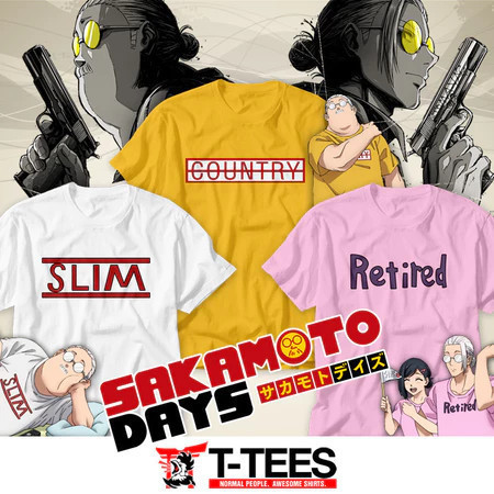 เสื้อยืดคอลเล็กชัน Sakamoto Days สีชมพู เหมาะสำหรับคอสเพลย์อนิเมะ