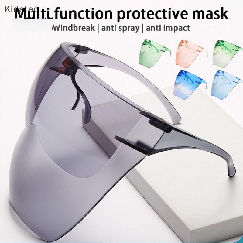 Kidatao HD Face Shield หน้ากากใส 3 ชิ้นกันฝุ่น Baffle Blo ฝาครอบป้องกันหยดสําหรับสํานักงานและร้านอาหารใหม่
