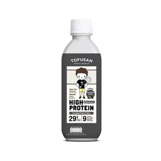 [สินค้าส่งด่วน] โทฟุซัง นมถั่วเหลือง โปรตีนสูง รสงาดำ 350 มล. TOFUSAN HIGH PROTEIN SOY MILK BLACK SESAME 350 ML