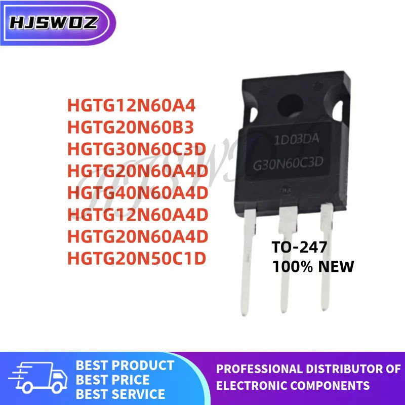 5 ชิ้น TO-247 HGTG12N60A4 HGTG20N60B3 HGTG30N60C3D HGTG20N60A4D HGTG40N60A4D HGTG12N60A4D ชิปสต็อก H