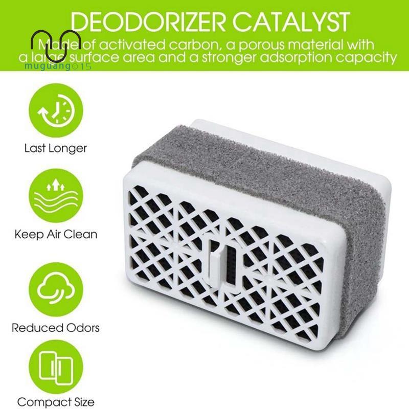 [ลดราคา M5]6 Pack Deodorizer Filter ห้องน้ําห้องน้ําคาร์บอนกรองสําหรับ THU6072 / S550E / C5 /C2/ SW3