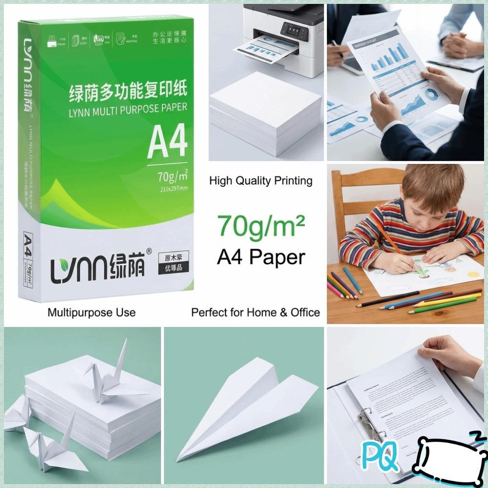 กระดาษถ่ายเอกสาร PQ 500 แผ่น, กระดาษ A4 ผิวเรียบเนียน Quick-Drying, เอกสารกระดาษพิมพ์ขนาดมาตรฐานระดั