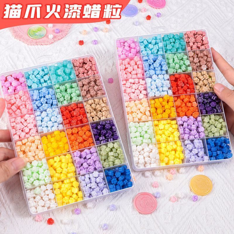 Cat Claw Fire Paint Wax Pellets แพคเกจแยก Fire Paint Seal Wax Pellets Handbook Sealing Wax Sealing S