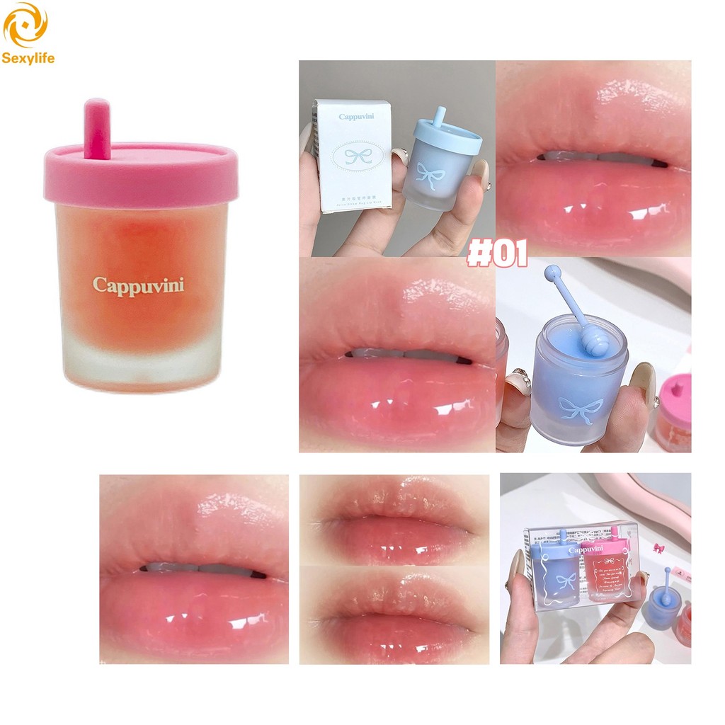 Hydrating Lip Balm Sleeping Lip Mask บํารุงข้ามคืน Treatment Lip Care สําหรับฤดูใบไม้ร่วงฤดูหนาว Lip
