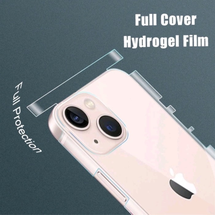 (DS) Hyrogel CLEAR BACK SIDE iPhone 16 15+ 14 14+ 13 12 11 Pro 13 Promax Pro Max Mini X XS XR XSMAX 