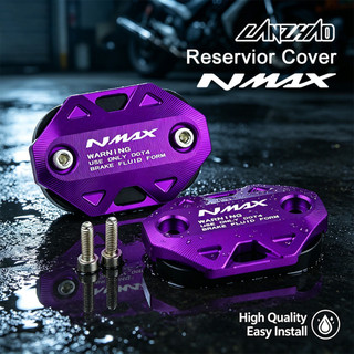 For YAMAHA NMAX155 v1 v2 v3 Turbo 2017-2025 Motorcycle CNC Brake Fluid Reservior Cover Master Cover Accessories