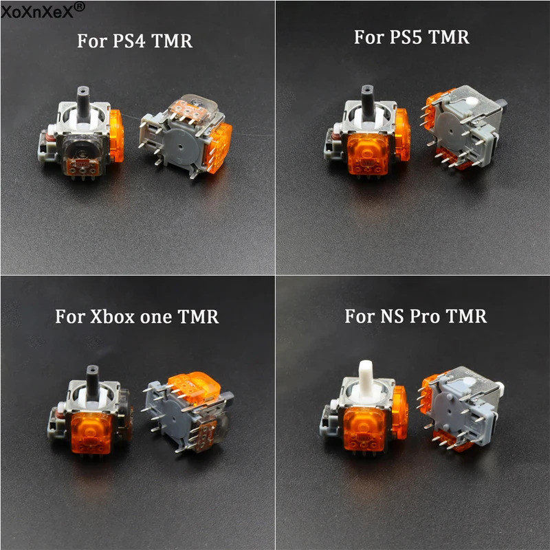 2 ชิ้น/5 ชิ้น TMR จอยสติ๊กแม่เหล็กไฟฟ้าสําหรับ PS5 Gamepad 3D Analog Stick Sensor โมดูลสําหรับ Ps4 ส