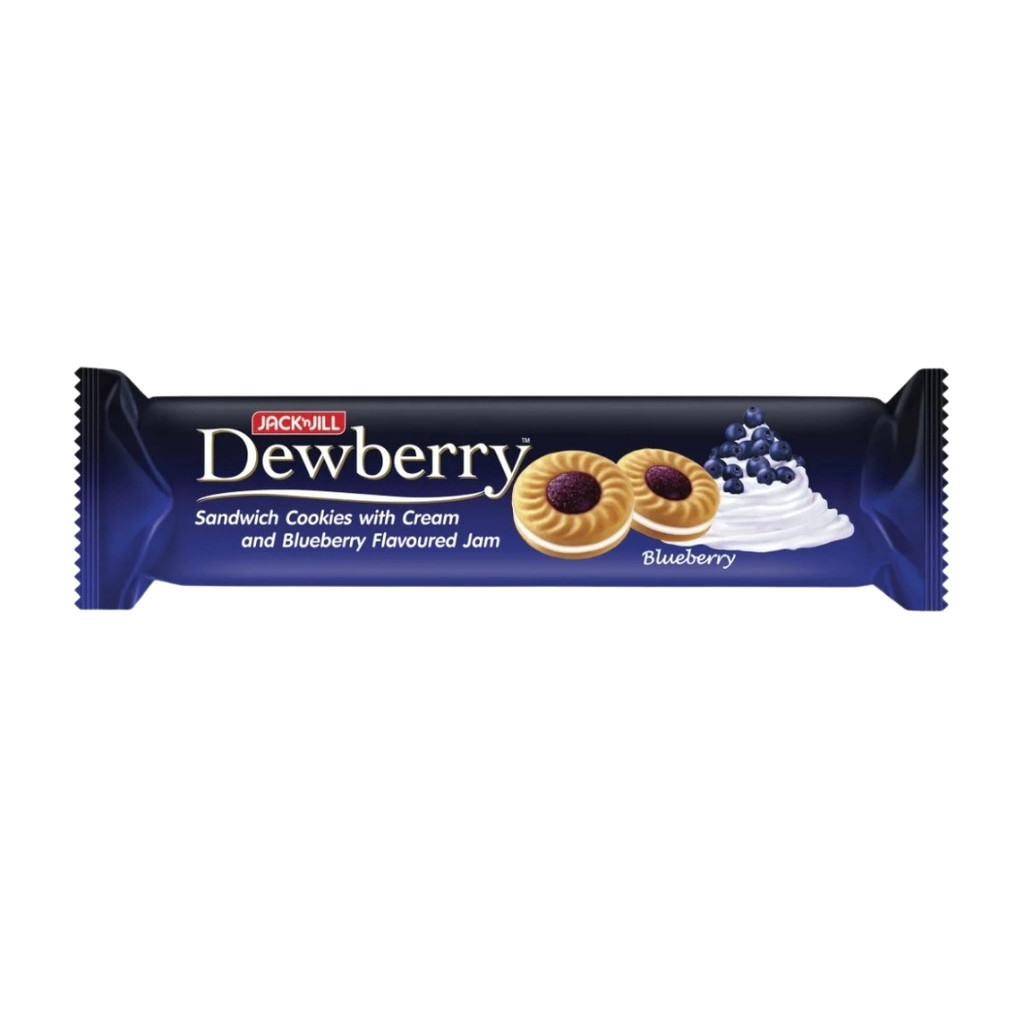ดิวเบอร์รี่ คุกกี้ครีมบลูเบอรี(Dewberry Cookie Blueberry 105g.)