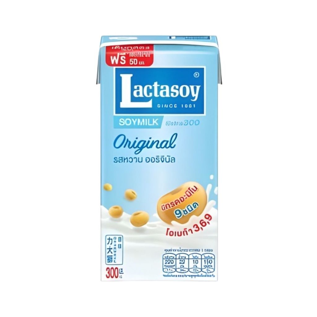 แลคตาซอย ดั้งเดิม (Lactasoy Soy Milk Original 300ml.)