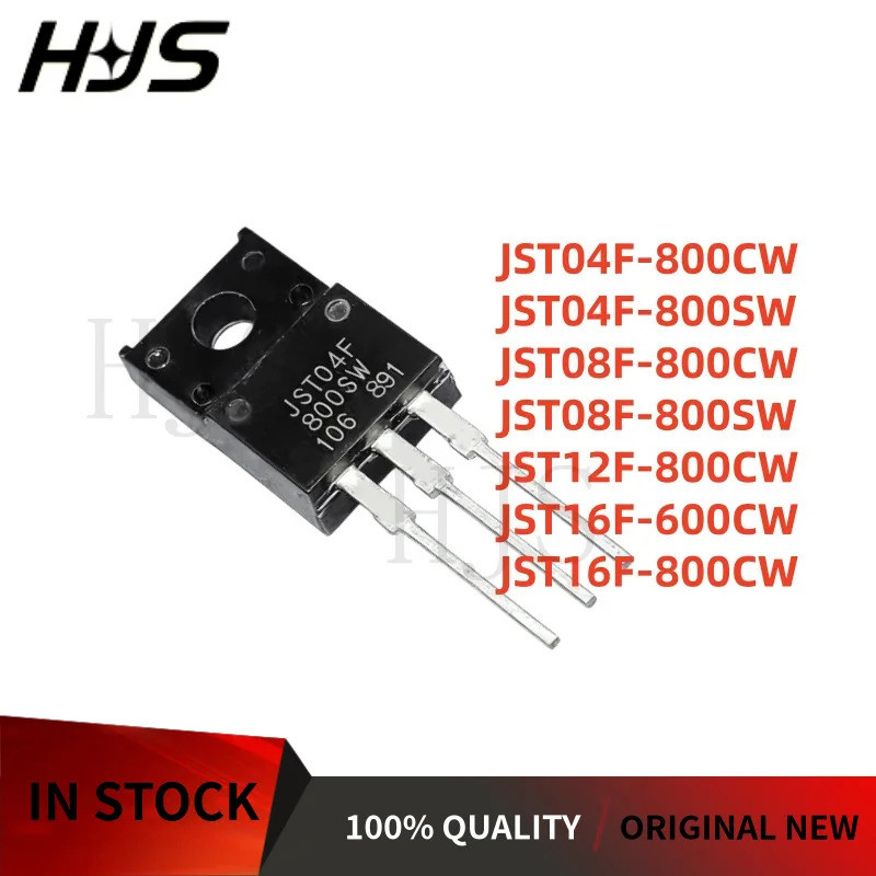 10 ชิ้น/ล็อต JST16F-600CW JST04F-800CW JST08F-800CW JST16F-800CW JST12F-800CW JST04F-800SW TO-220F ช