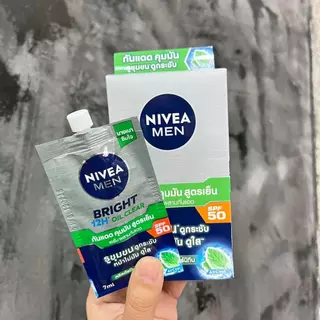 ( ยกกล่อง 6 ซอง ) NIVEA Men Serum นีเวีย เซรั่มบำรุงผิวหน้าสำหรับผู้ชาย 7ml
