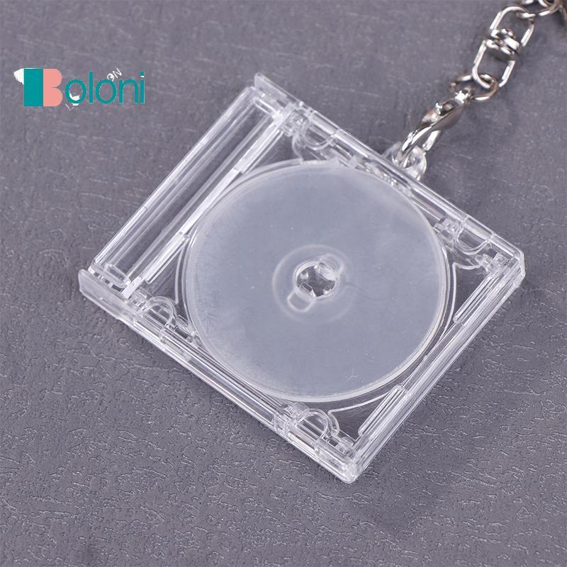 [Boloni] nk Album Mini CD Case Keychain CD Player Keyring Peripheralmemorative Album Key Holder สําห