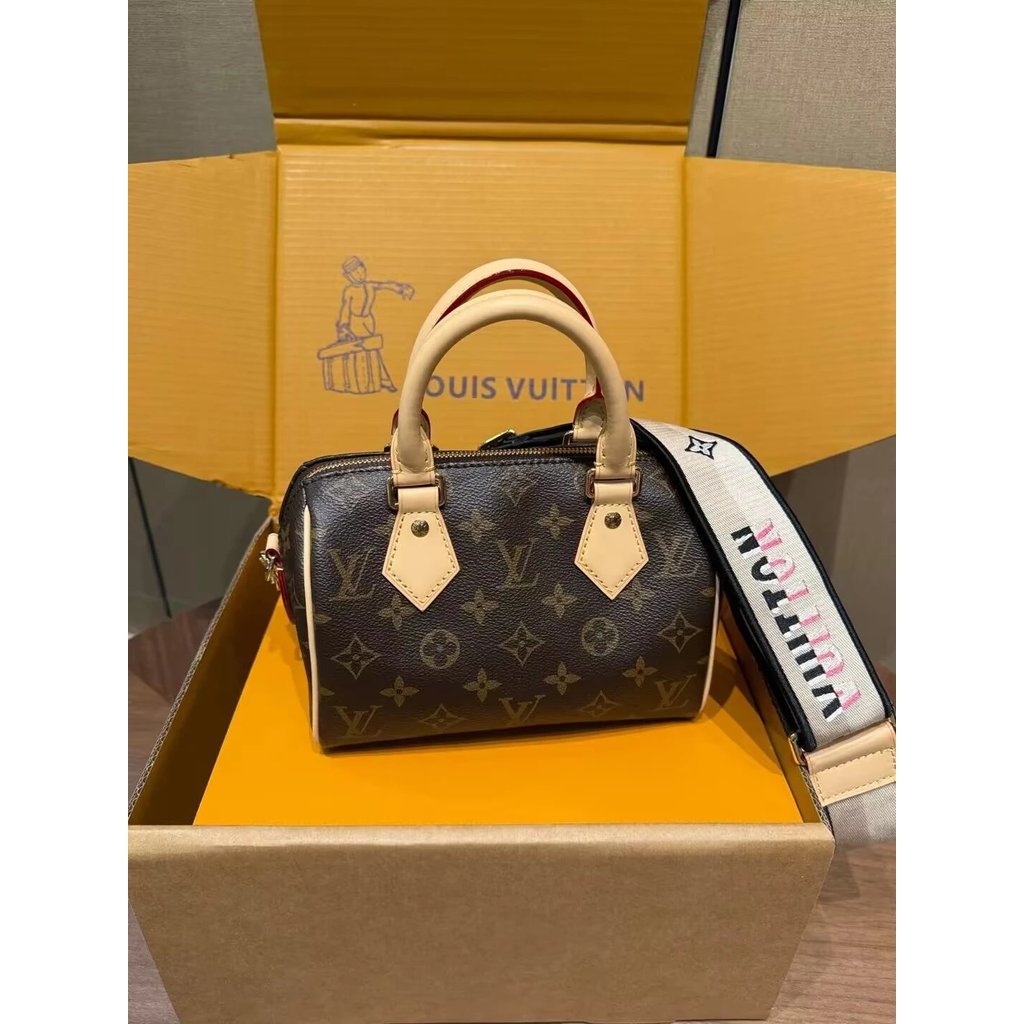 Louis Vuitton, LV speedy 20 Pillow Bag Ladies Portable Crossbody Bag