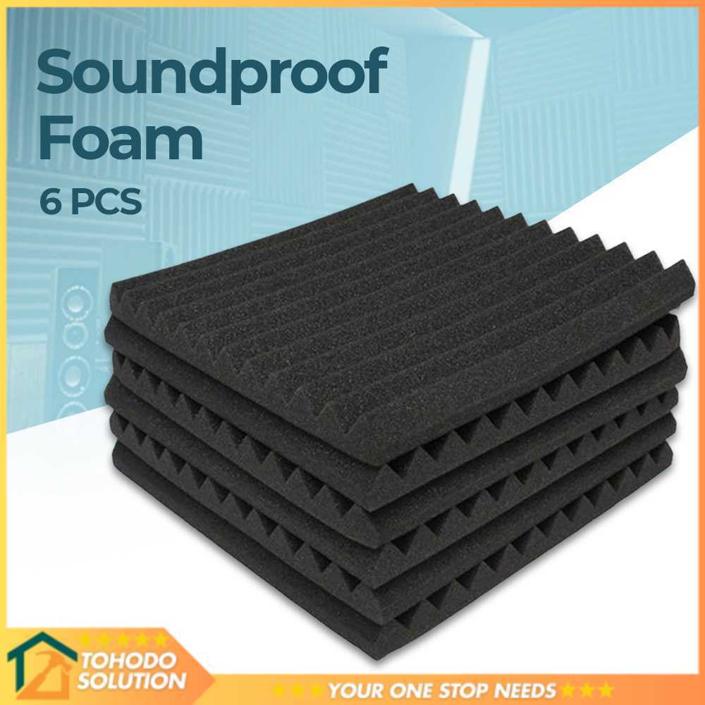 โฟมกันเสียง โฟมไข่ 31x31x2.5ซม. 6ชิ้น - SFS1